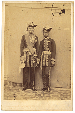 King Mongkut and his son