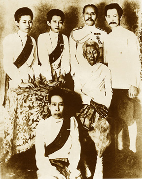 Prince Pravitra with King Rama V