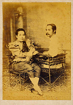 King Rama V and his Queen